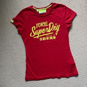Cute red new SuperDry T